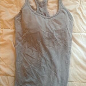 Lululemon blue Ribbed Tank Top